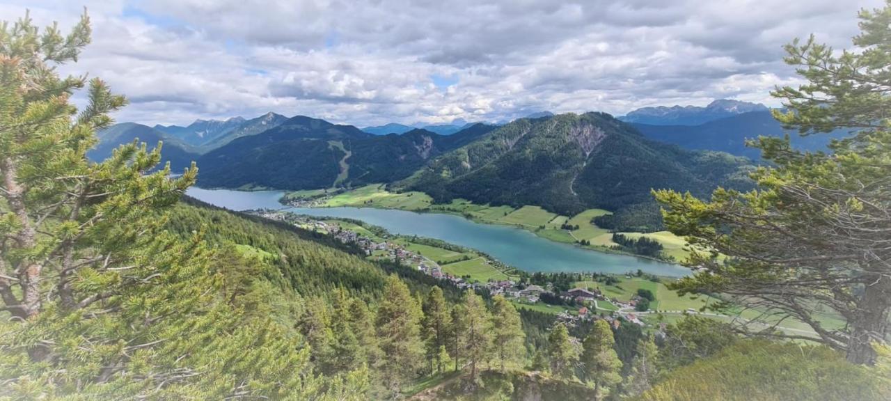 die weisse Wand Weissensee Exterior foto