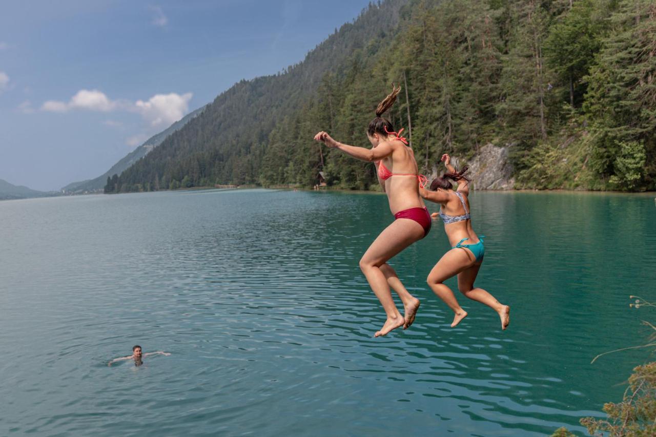 die weisse Wand Weissensee Exterior foto
